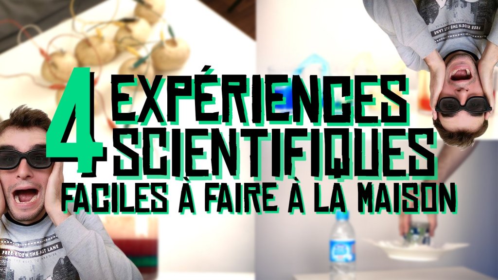 4 Expériences faciles à faire à la maison – INTHEFAME