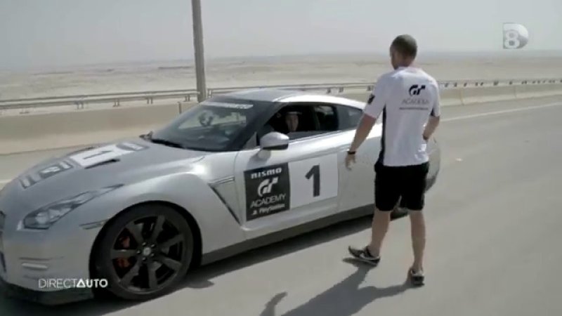 Gymkhana en Nissan GTR : Henrik vs Romain – Nissan GT Academy 2015